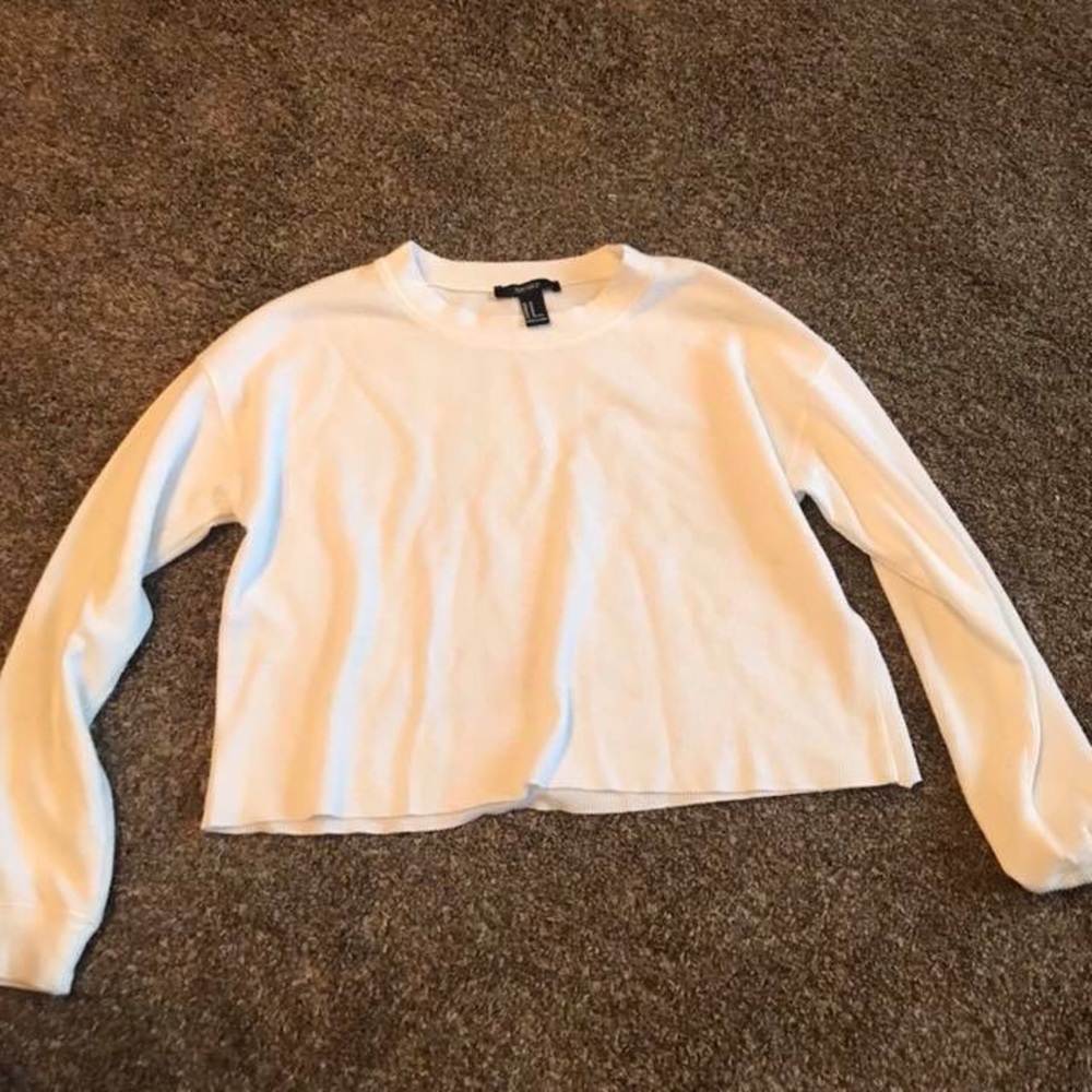 Forever 21 long sleeve crop top